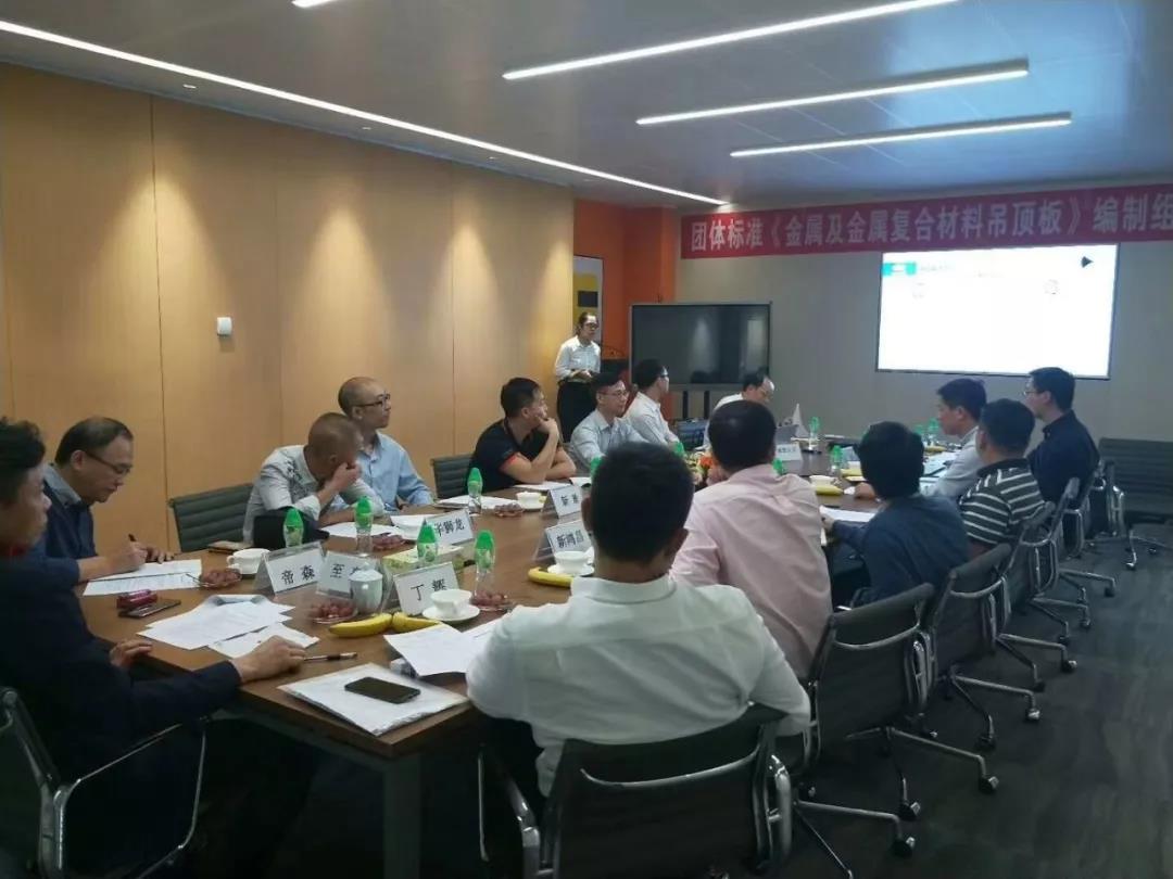 廣東省天花吊頂協(xié)會(huì)討論《金屬及金屬?gòu)?fù)合材料吊頂板行業(yè)標(biāo)準(zhǔn)》相關(guān)事項(xiàng)
